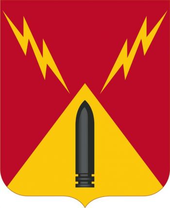 Coat of arms (crest) of the 752nd Antiaircraft Artillery Gun Battalion, US Army