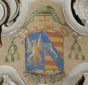 Arms (crest) of Pietro Calchi Novati