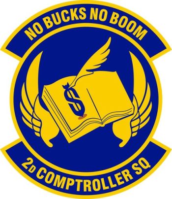 Coat of arms (crest) of 2nd Comptroller Squadron, US Air Force