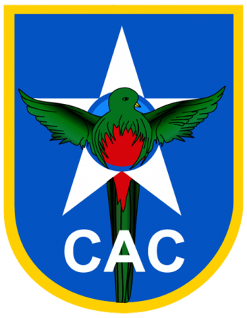 Coat of arms (crest) of the Central Air Command ''La Aurora'', Guatemalan Air Force