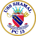 Coastal Patrol Ship USS Shamal (PC-13).png