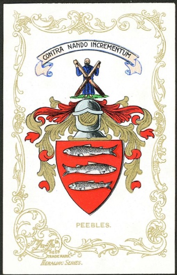 Arms of Peebles
