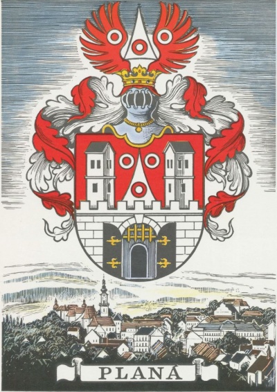 Arms (crest) of Planá (Tachov)