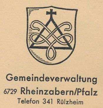 Wappen von Rheinzabern/Coat of arms (crest) of Rheinzabern