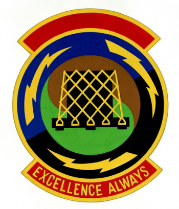 Coat of arms (crest) of the 105th Aerial Port Squadron, US Air Force