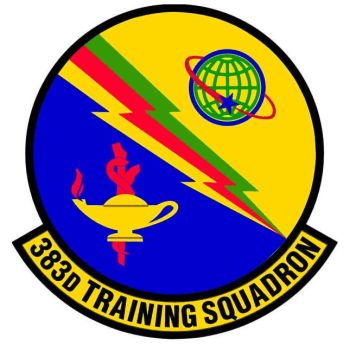 Coat of arms (crest) of the 383rd Training Squadron, US Air Force