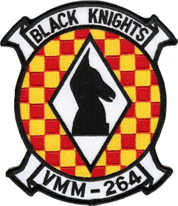 Coat of arms (crest) of VMM-264 Black Knights, USMC