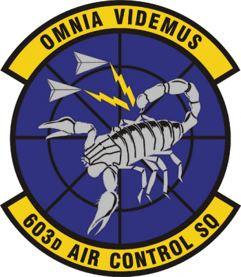Arms of 603rd Air Control Squadron, US Air Force
