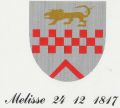Wapen van Melissant/Coat of arms (crest) of Melissant
