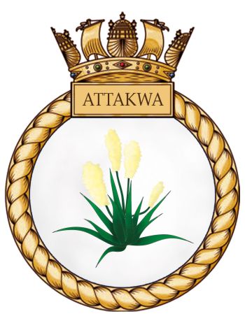 Coat of arms (crest) of the Training Ship Attakwa, South African Sea Cadets