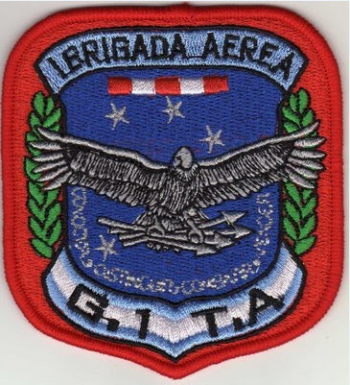 Coat of arms (crest) of the 1st Air Transport Group, Air Force of Argentina