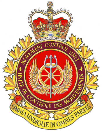 Coat of arms (crest) of the 4 Canadian Forces Movement Control Unit, Canada