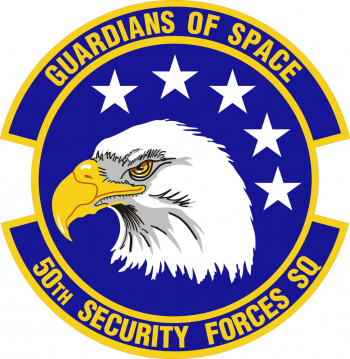 Coat of arms (crest) of the 50th Security Forces Squadron, US Air Force