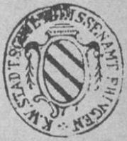 Wappen von Ehingen/Arms (crest) of Ehingen