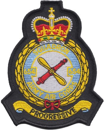 Coat of arms (crest) of the No 654 Squadron, AAC, British Army