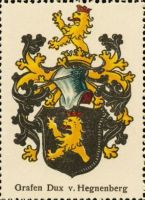 Wappen Grafen Dux von Hegnenberg