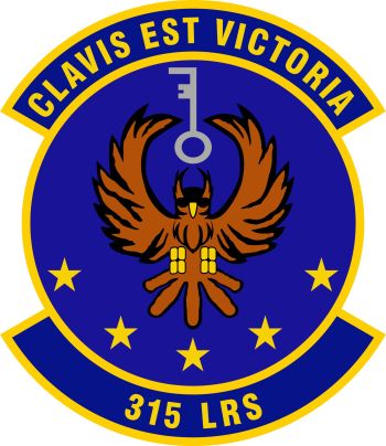 Coat of arms (crest) of the 315th Logistics Readiness Squadron, US Air Force