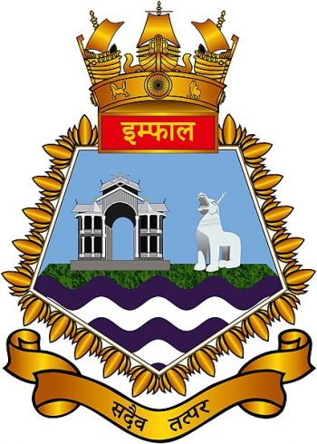 Blason de INS Imphal, Indian Navy/Arms (crest) of INS Imphal, Indian Navy