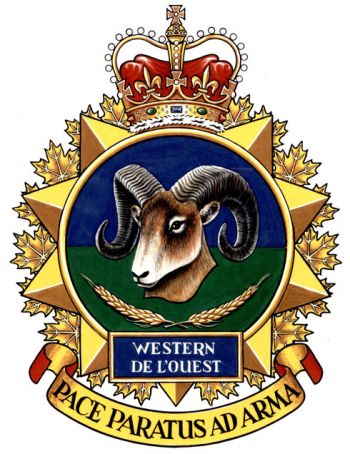 Arms of Land Force Western Area, Canadian Army