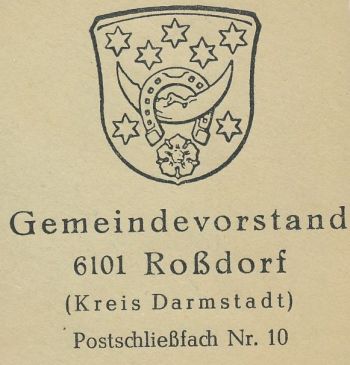 Wappen von Roßdorf/Coat of arms (crest) of Roßdorf