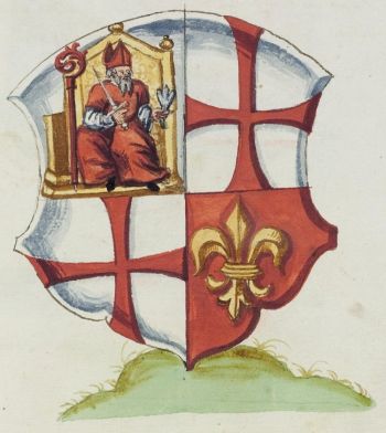 Arms (crest) of Abbey of Sankt Georgen im Schwarzwald