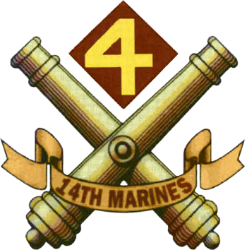 Coat of arms (crest) of the 14th Marine Regiment, USMC