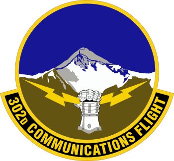 Coat of arms (crest) of the 302nd Communications Flight, US Air Force