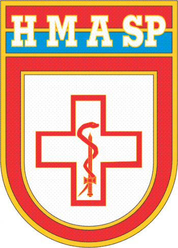 Coat of arms (crest) of the São Paulo Area Military Hospital, Brazilian Army