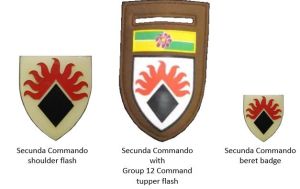 Coat of arms (crest) of the Secunda Commando, South African Army