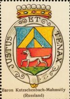 Wappen Baron Kutzschenbach-Mahmutly