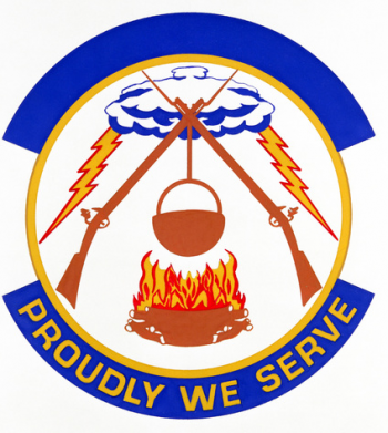 Coat of arms (crest) of the 509th Services Squadron, US Air Force