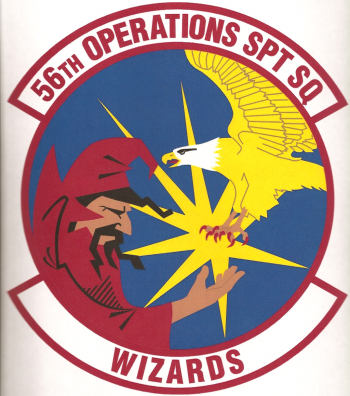 Coat of arms (crest) of 56th Operations Support Squadron, US Air Force