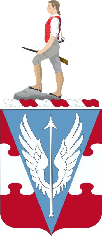 Coat of arms (crest) of the 81st Aviation Battalion, US Army