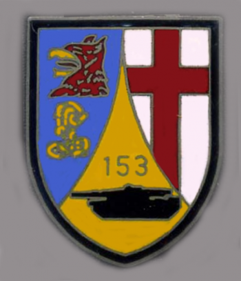 Coat of arms (crest) of the Armoured Battalion 153, German Army