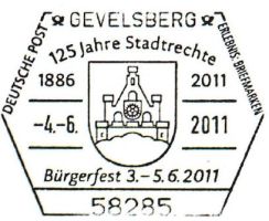 Wappen von Gevelsberg/Arms (crest) of Gevelsberg