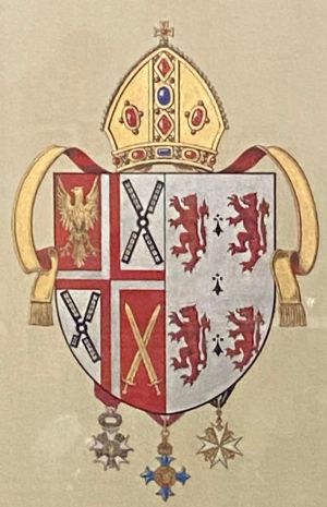 Arms (crest) of Horace William Baden Donegan