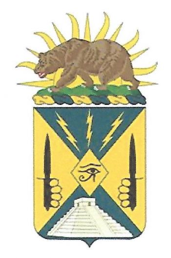 Coat of arms (crest) of Special Troops Battalion, 79th infantry Brigade Combat Team, California Army National Guard