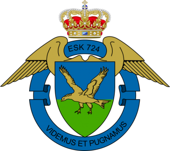 Coat of arms (crest) of the 724th Squadron, Danish Air Force