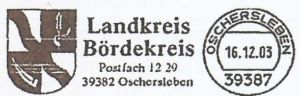 Wappen von Bördekreis/Coat of arms (crest) of Bördekreis