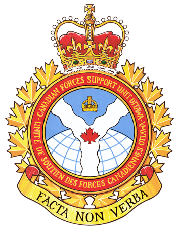 Coat of arms (crest) of the Canadian Forces Support Unit Ottawa, Canada