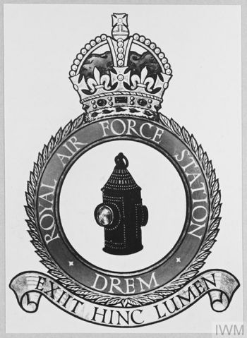 Coat of arms (crest) of the RAF Station Drem, Royal Air Force