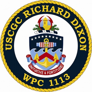 Coat of arms (crest) of the USCGC Richard Dixon (WPC-1113)