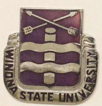 Coat of arms (crest) of the Winona State University Reserve Officer Training Corps, US Army