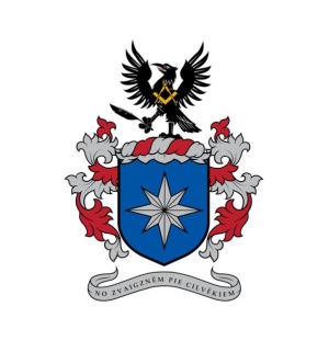 Coat of arms (crest) of Ziemeļzvaigzne Lodge (freemasons)
