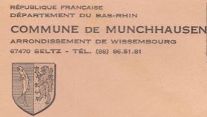 Blason de Munchhausen/Coat of arms (crest) of {{PAGENAME