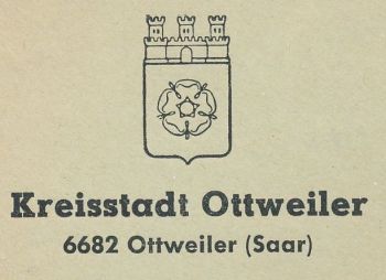 Wappen von Ottweiler/Coat of arms (crest) of Ottweiler