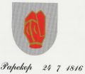 Wapen van Papekop/Coat of arms (crest) of Papekop
