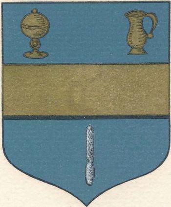 Coat of arms (crest) of Pharmacists, Pewteres and Knifemakers in Noyon