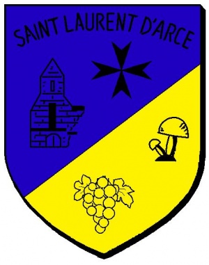 Blason de Saint-Laurent-d'Arce