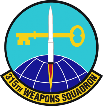 Coat of arms (crest) of the 315th Weapons Squadron, US Air Force